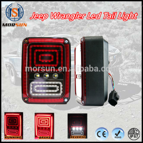 Morsun Newest 12v jeep wrangler tail light jeep break light led tail light for jeep wrangler