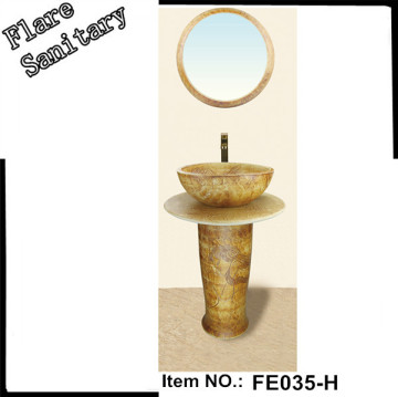 Single standing bathroom small size sink basin