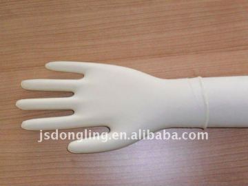 3.5 mil powder free white Nitrile Gloves