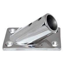 Stainless Steel Rectangular Rail Base Fitting