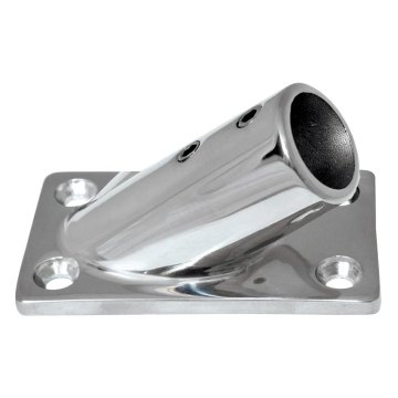 Stainless Steel Rectangular Rail Base Fitting