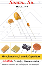 Suntan Mica, Tantalum and Ceramic Capacitors