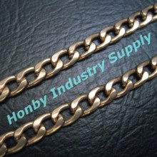 Fashion Jewelry Bracelets Style Copper Curb Chain