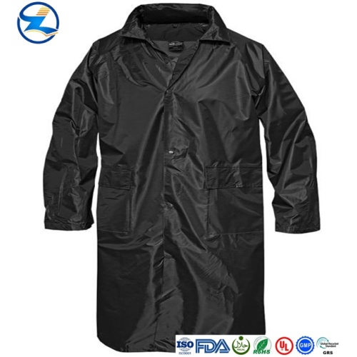 colorful glossy/matte pvc raincoat uses soft film