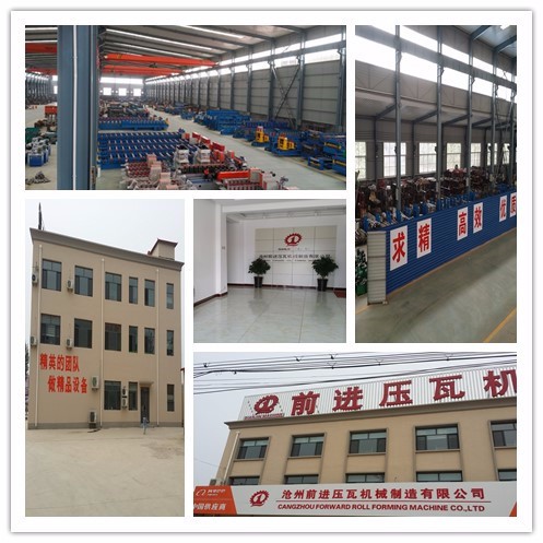 Zinc Roofing Sheet Machine Making Profiles, Glazed Tile Forming Press Machine For Zinc Sheet