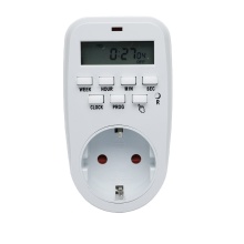 LED Display Digital Timer Socket Plug-in Electrical Weekly Daily Timer Switch