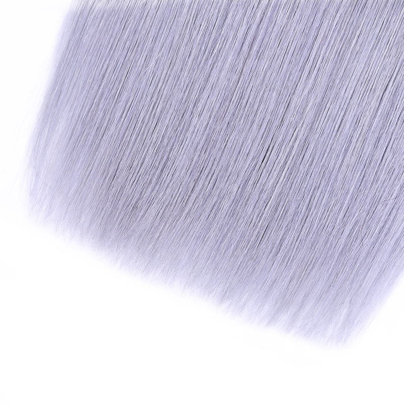 Human Hair Weaving Bundles Remy Hair Brazilian Hair Silky Straight Wave Machine Grey New Arrival Ombre Color 1b 8A Grade