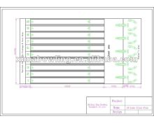 XIMA Bowling Equipment 10 lanes drawing