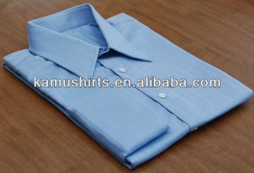 Luxury Classic Blue MAN Shirts High end Quality Wrinkle Free Man Shirts