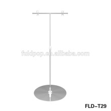 Supermarket showing information metal poster display stand