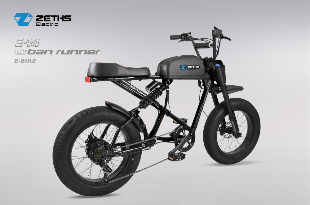 Zero pollution electric bike urban