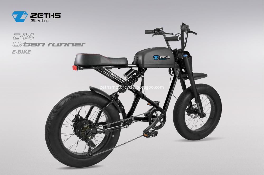 Electric bike with brake levers