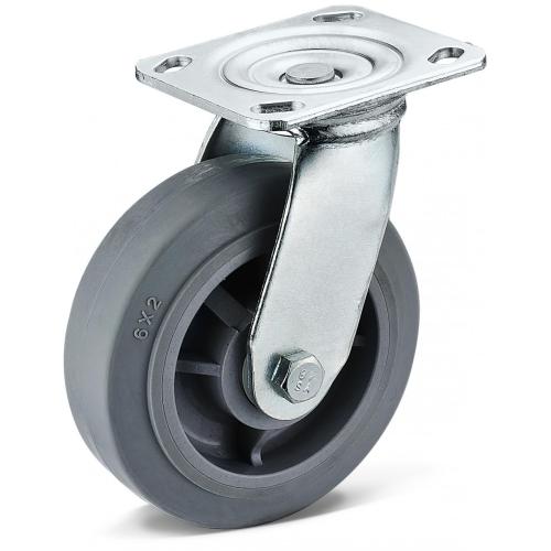 Heavy Duty Flat Plate Rigid Wheel Casters