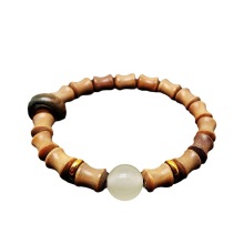 Wholesale Carved Buddha Head Mala Beads Bracelets - Religious Good Luck Jewelry for Men