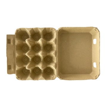 Recycled Paper Pulp Egg Box - 12 Cells Carton for Large Eggs