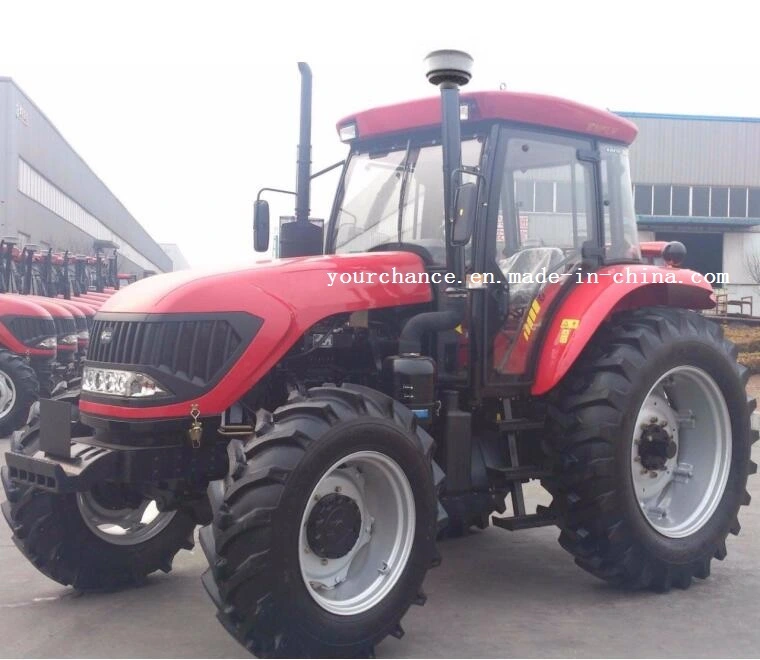 Thailand Hot Selling Dq1304 130HP 6 Cylinder Yuchai Yto Engine 4WD Big Agriculture Wheel Farm Tractor From Tractor Factory Manufacturer