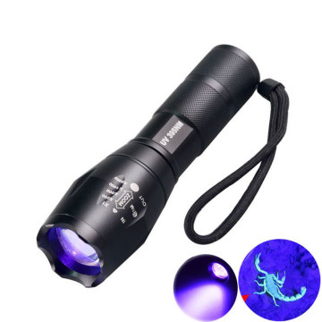 High Power Ultra Violet Led Torch UV Flashlight