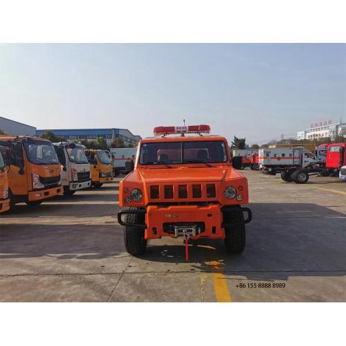 Caminhão de bombeiros de água dupla de tração dupla 4x4 básica 4x4