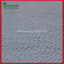 light blue white stripe seersucker fabric