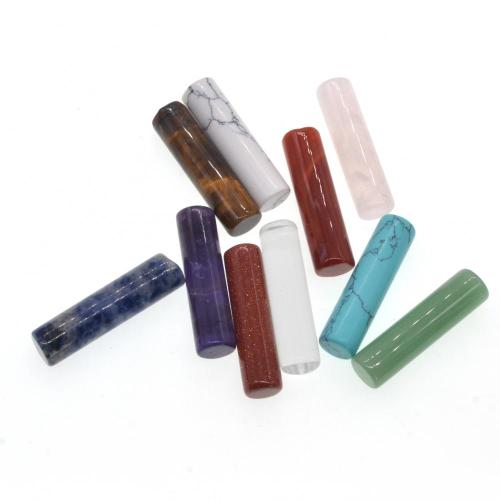 Tự nhiên 10x18MM Semi Precious Stone Cylinder Beads