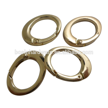Customize Spring Ring Metal Oval Style Spring Ring