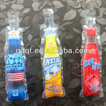 200ml bottle shape black tea flavor plastic packing bags