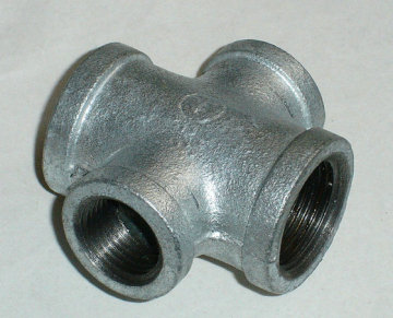 malleable iron pipe fittings equal cross