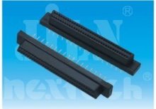 male/femal type scsi straight angle d sub connector