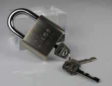 Nickel Plated Blade Iron Padlock 40 MM