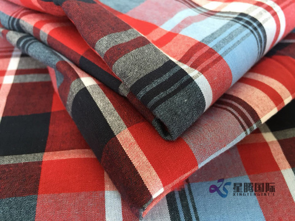 Single-faced Sanding Finishing Checked Fabrics