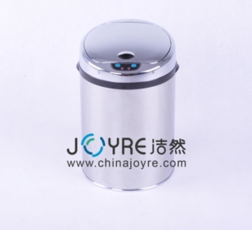 6L stainless steel sensor garbage bin / enviromental protection sensor garbage can / ROHS approval sensor garbage box