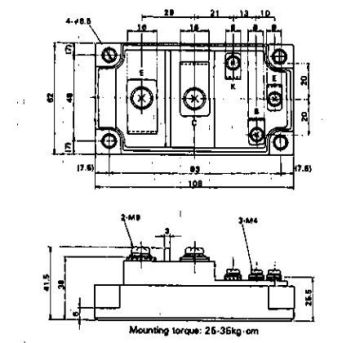 Igbt Power Module 1di200zp-120 Power Transistor Module Fujitsu Igbt Power Module