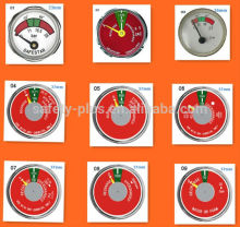 UL standard bourdon type extinguisher gauge