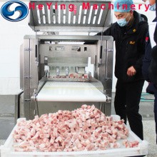 Tagliatrice a base di carne congelata per la lavorazione della carne