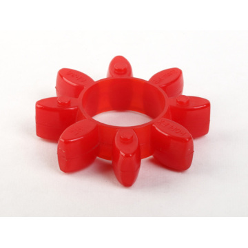 Red Polyurethane Shaft Coupling Elastic Buffer Spiders