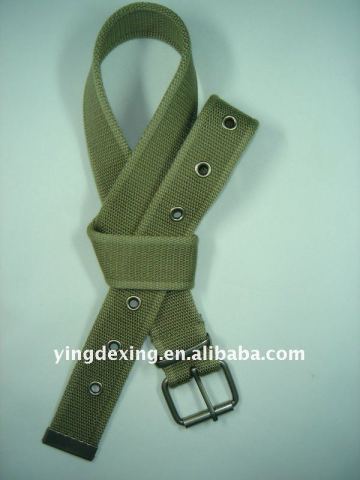 Beige fabric belts,Casual man webbing belts W081020-09