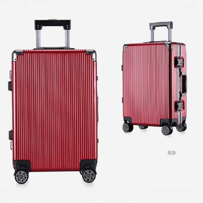 Red luggage