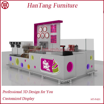 Best quality mall ice cream store design