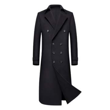 Men's Cashmere Full Length Overcoat