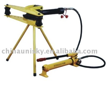Separable hydraulic pipe benders