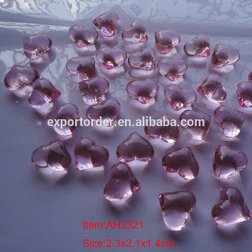 acrylic heart for wedding decoration