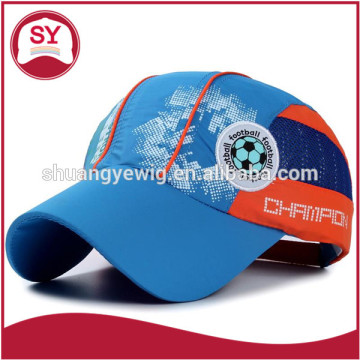 100% polyester football hat sports baseball cap for kids