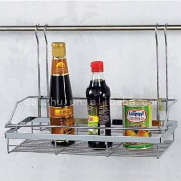 Single Layer Chrome Hanging Spice Rack