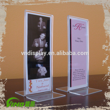 acrylic sign , acrylic menu holder , acrylic insert sign holder , acrylic stand-up sign holder , a4 acrylic sign holder