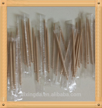 Disposable Double Pointed Birch Wooden Toothpicks with Individual Cello Wrapper