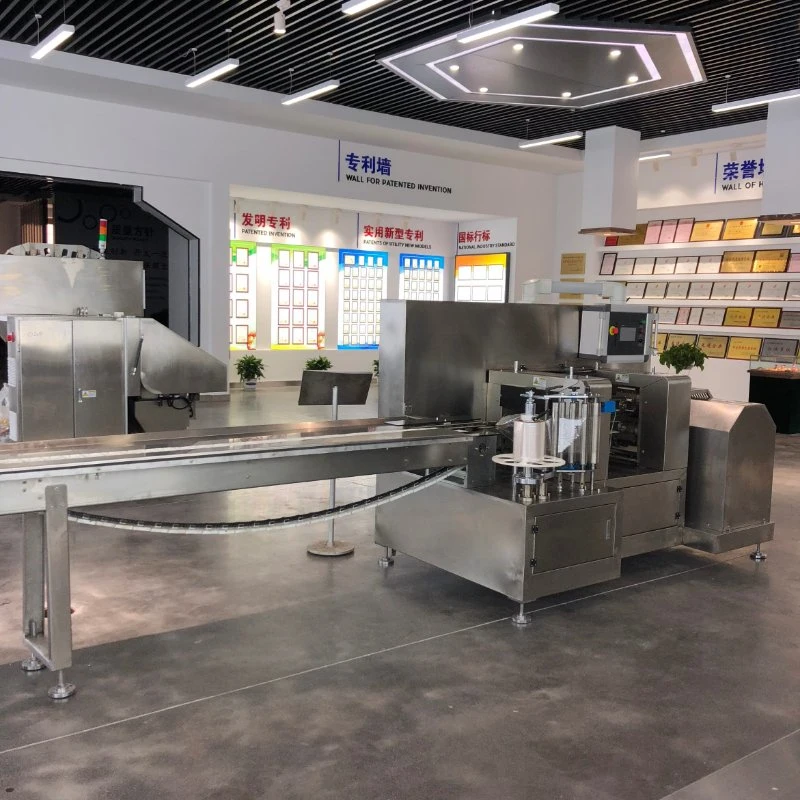Flat Lollipop Feeding by Hand Bag Packing Machine