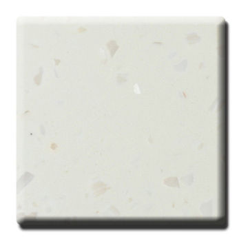 Square Non - Toxic Cream Color Bathroom Polyester Solid Surface Wall Panels