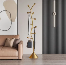 Marble Base Coat Rack with Personalized Hangers for Bedroom Closet