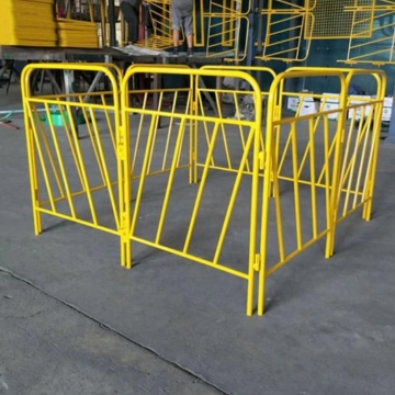 Telstra Approved Yellow Steel Security Barrier Manhole Guards 1.4x1.4x0.93m