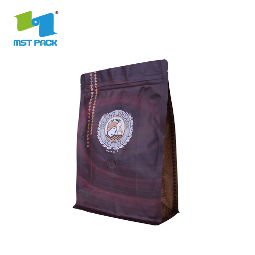 Factory Concurrerende prijs Aangepaste afdruk Aluminiumfolie Kraft Coffees bag/Custom Printing Coffee Bag